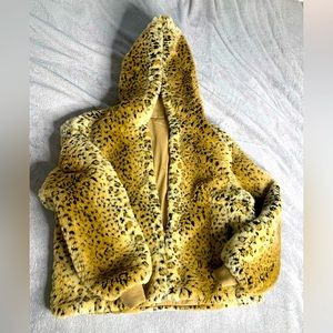 Leopard Print Winter Coat